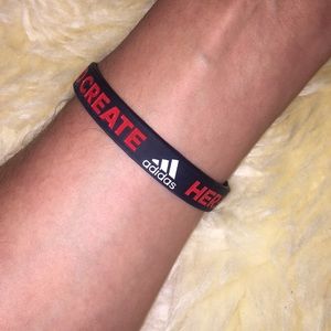 NWOT unisex Adidas rubber bracelet 4 for $10